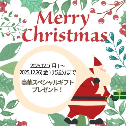 2025.12月１日(月)～スペシャルギフトキャンペーンのお知らせ